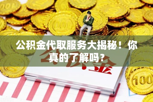 延平公积金代取服务大揭秘！你真的了解吗？