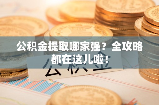 延平公积金提取哪家强？全攻略都在这儿啦！