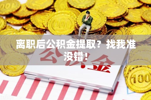 延平离职后公积金提取？找我准没错！