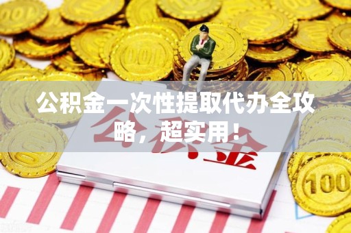 延平公积金一次性提取代办全攻略，超实用！