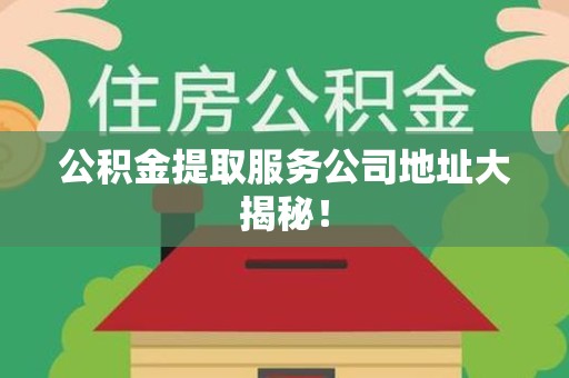 延平公积金提取服务公司地址大揭秘！